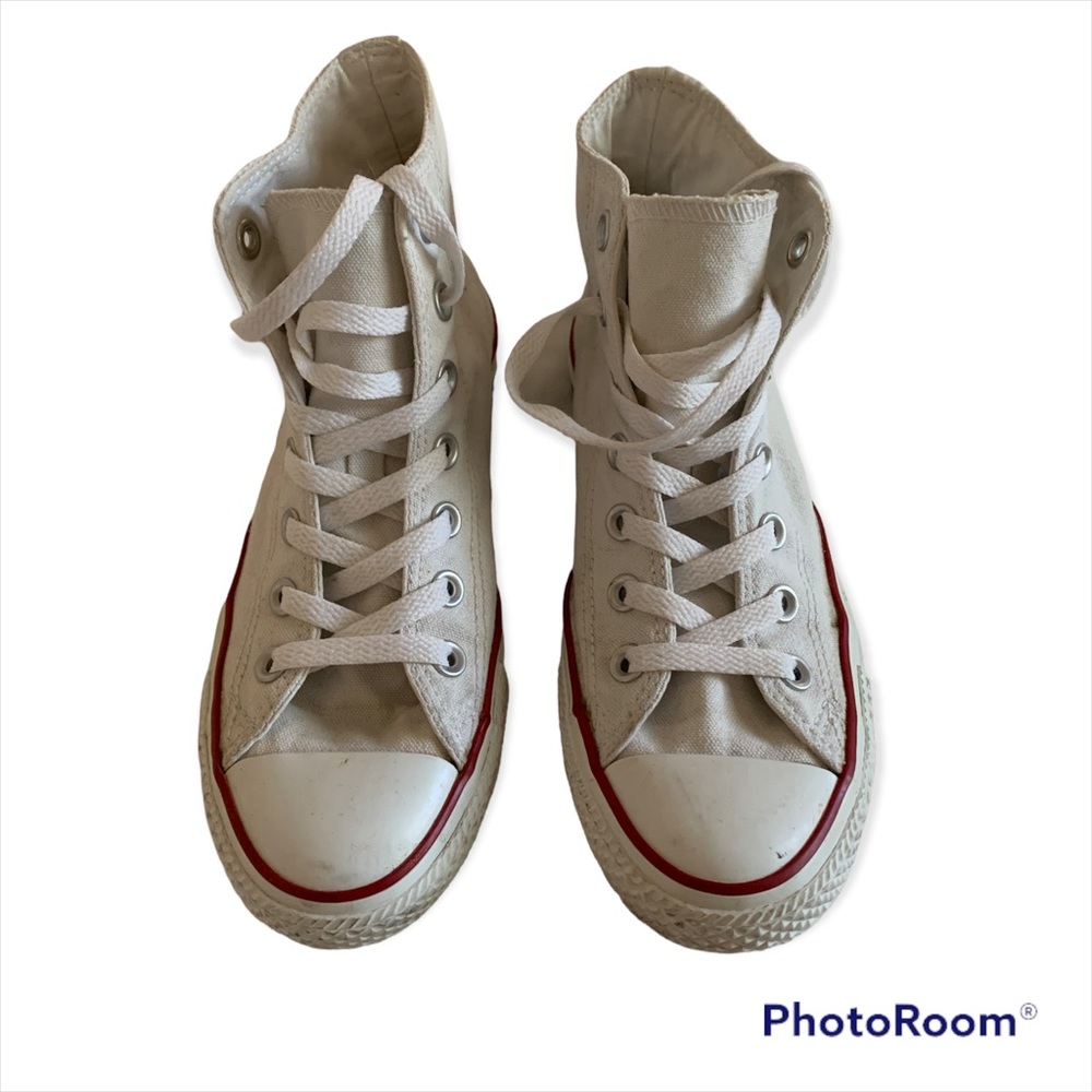 White high top Converse